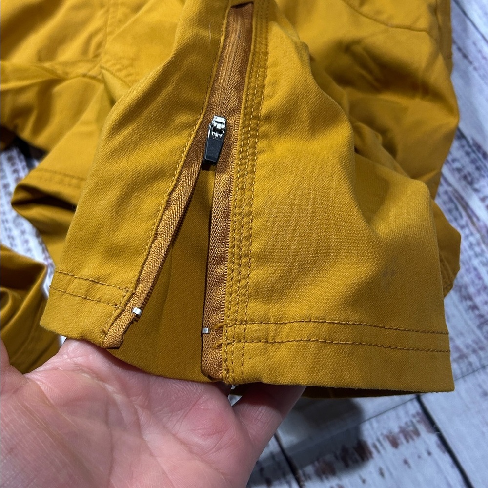Prana Mustard Yellow Men's Chino-Style Outdoor Pants - Picture 7 of 8